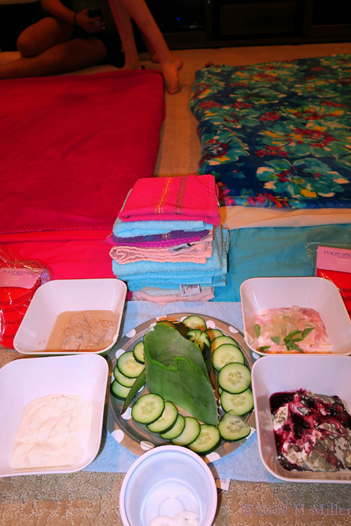 Kids Spa Birthday Party Facials Items And Spa Towels Kids Spa Birthday Party Facials Items And Spa Towels