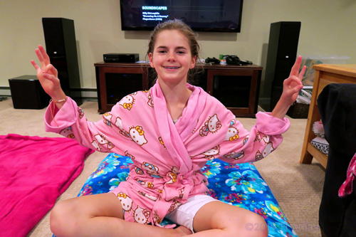 Mackenzie Enjoying The At Home Spa Party Mackenzie Enjoying The At Home Spa Party