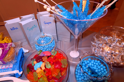 Sweets And Candy Spread At The Birthday Party