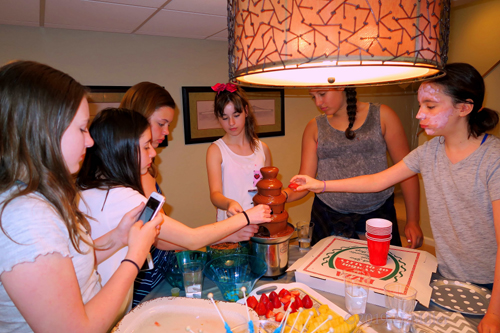 Yummy Chocolate And Fun Fruit Snacks. Yummy Chocolate And Fun Fruit Snacks.