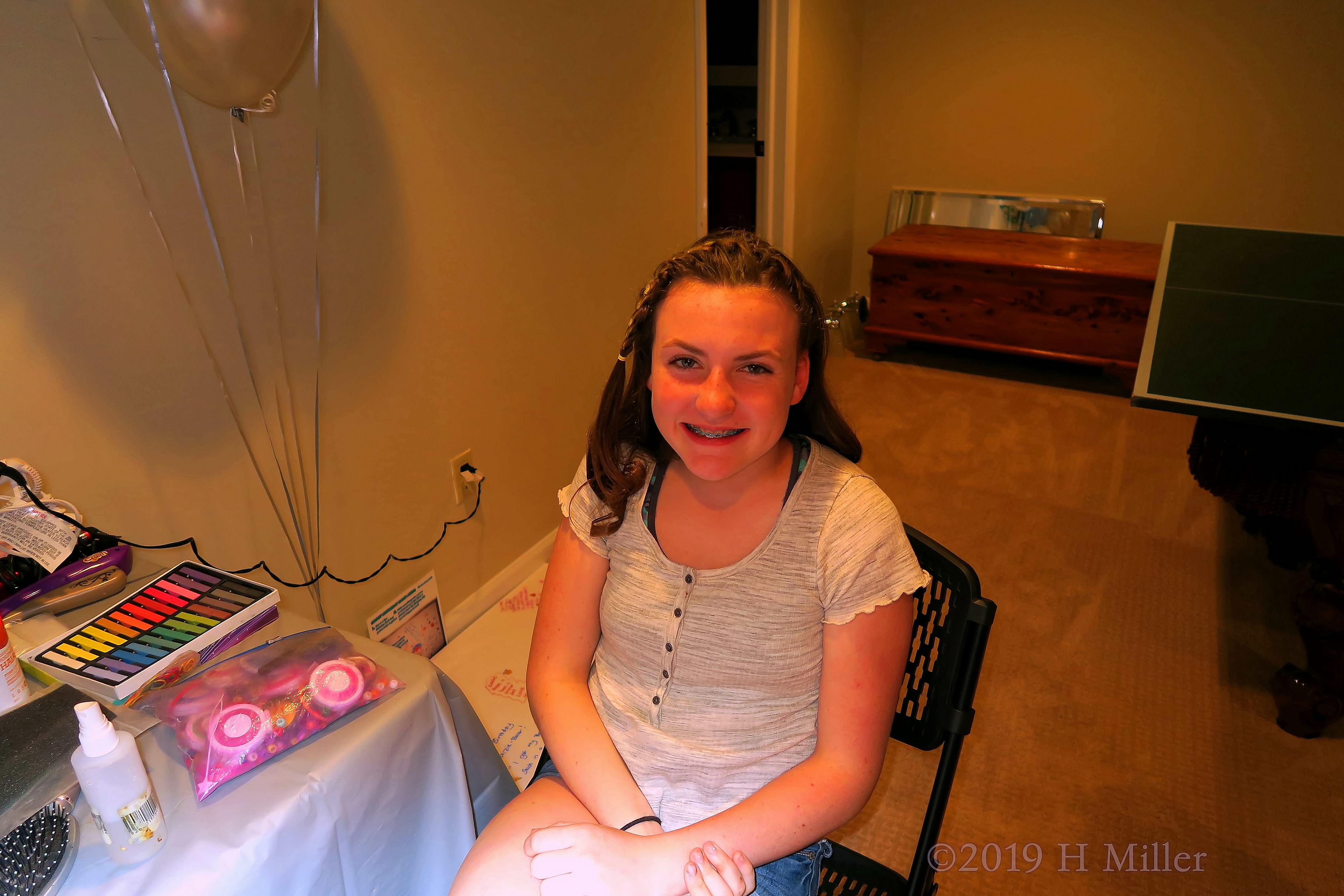 Girl Having A Great Time At The Spa Party Girl Having A Great Time At The Spa Party