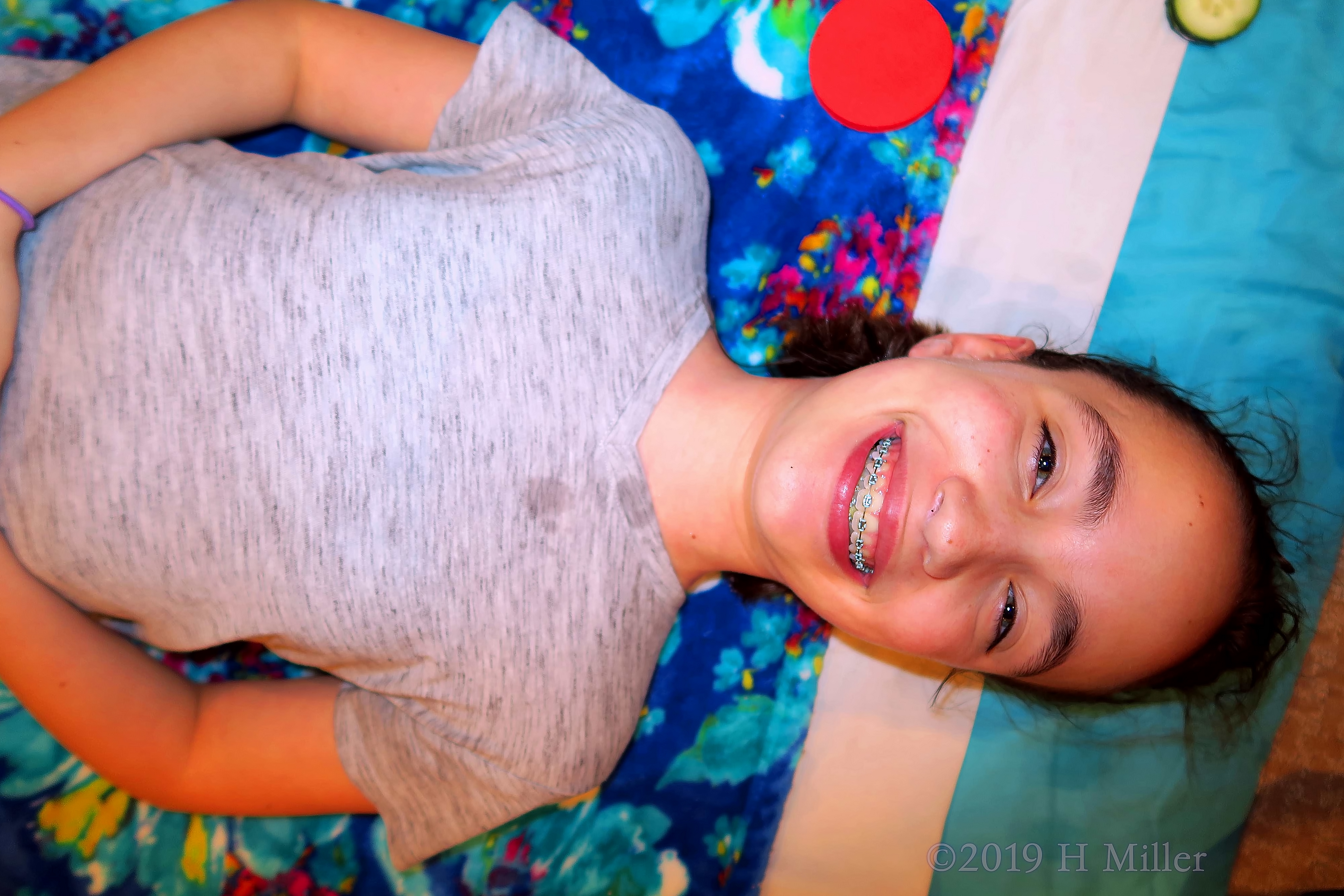 Kids Facials Preparation, Smiling On The Spa Mat Kids Facials Preparation, Smiling On The Spa Mat