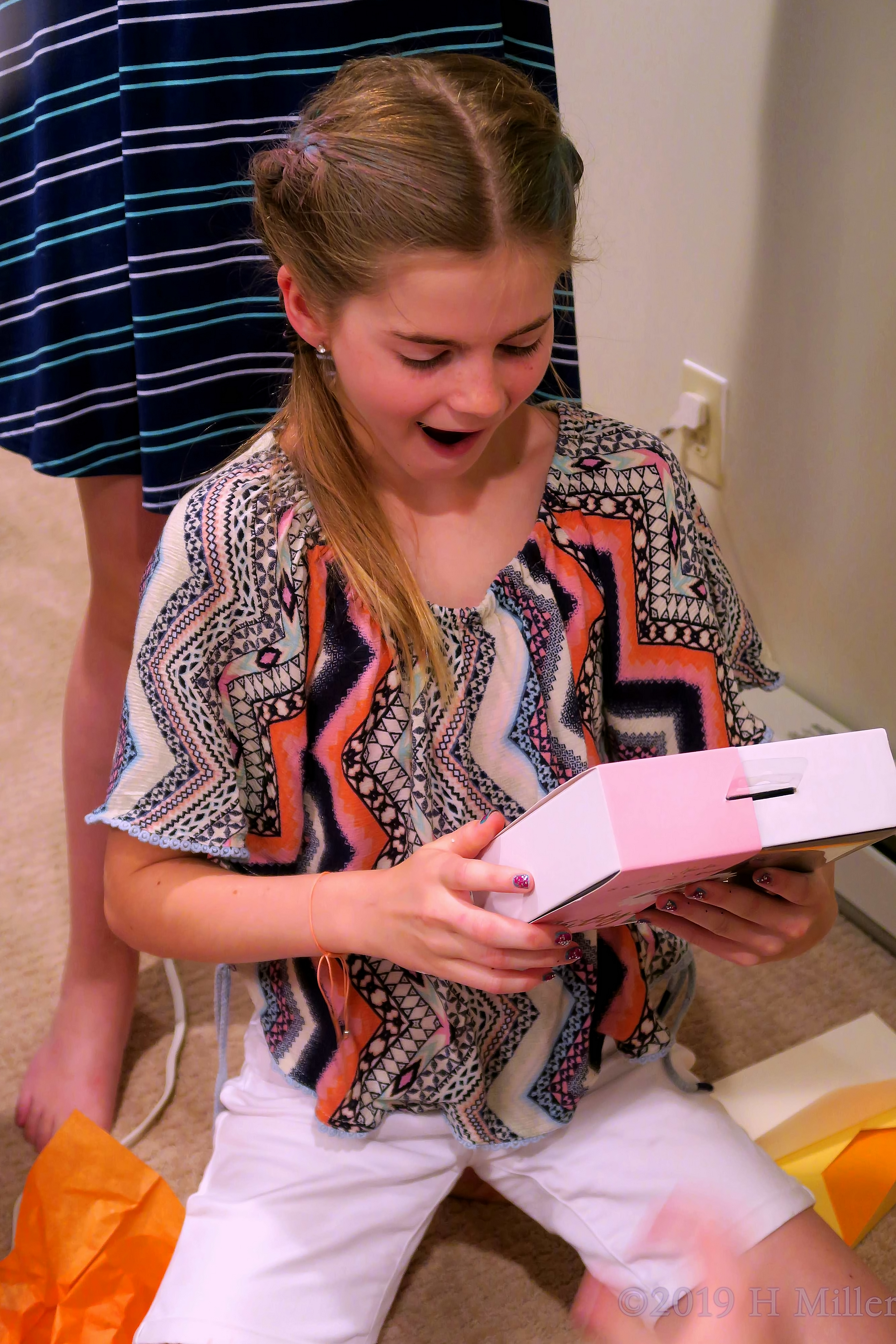 The Birthday Girl Sure Is Excited At Her Gifts The Birthday Girl Sure Is Excited At Her Gifts