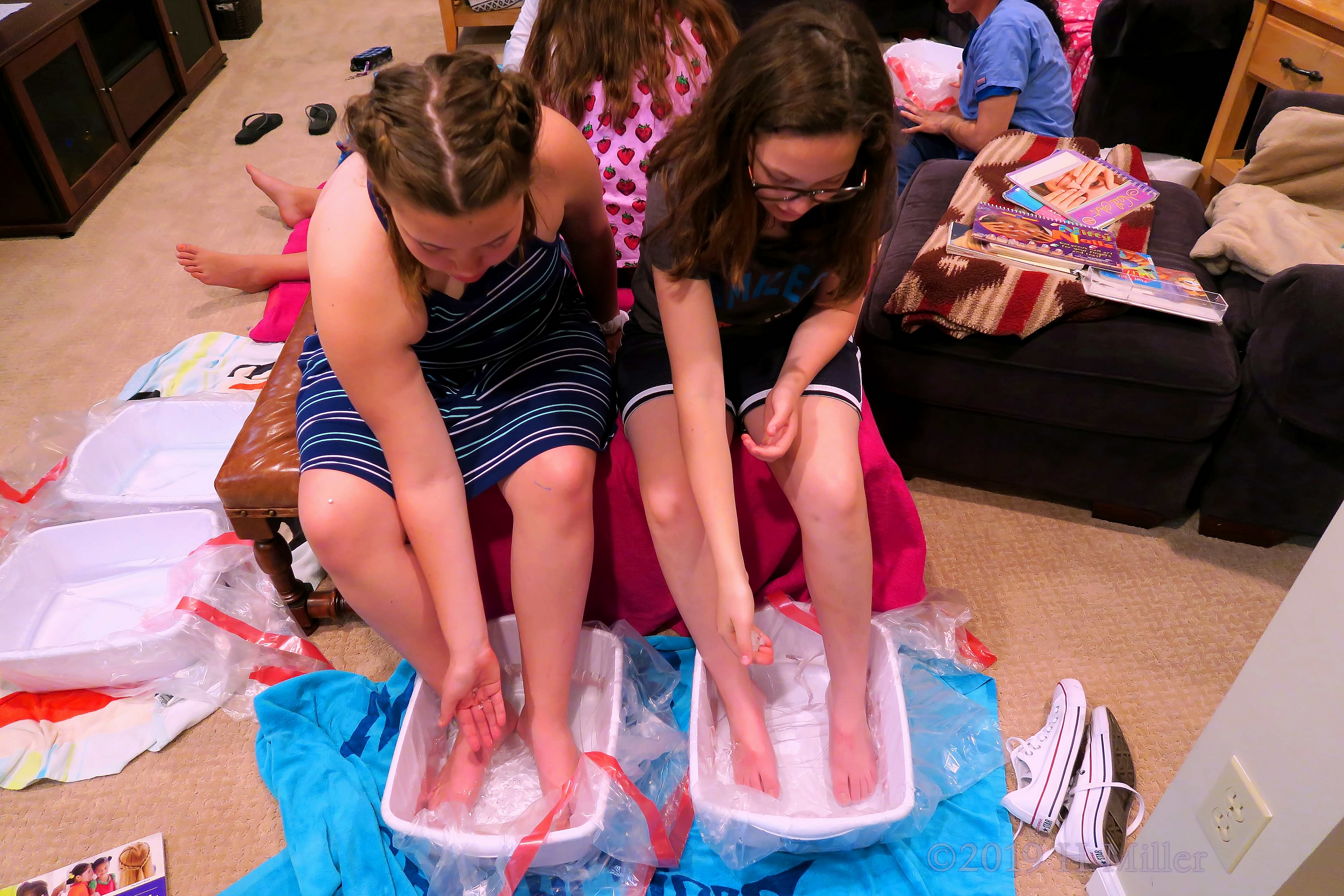 Yay For Kids Pedicures At The Girls Spa Party 