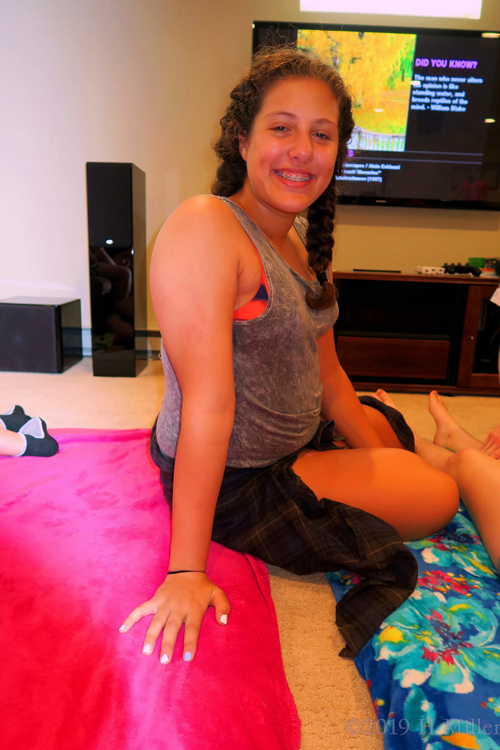 Excited Spa Party Guest! Excited Spa Party Guest!