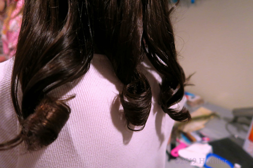 Girl With Lovely Curled Kids Hairstyle. Girl With Lovely Curled Kids Hairstyle.