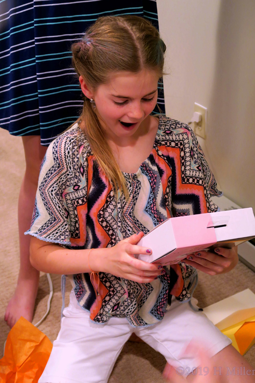 The Birthday Girl Sure Is Excited At Her Gifts The Birthday Girl Sure Is Excited At Her Gifts