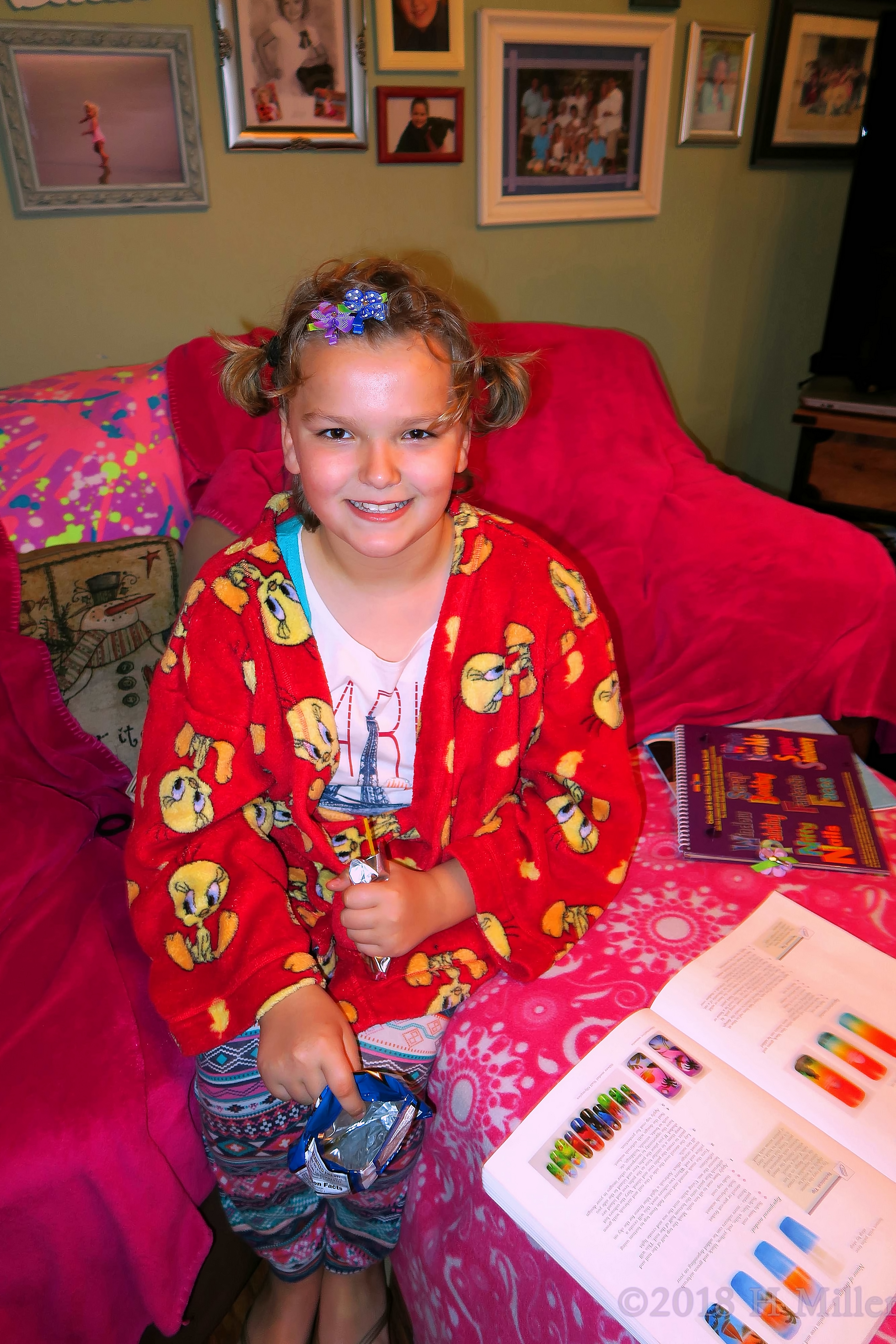 Bag Of Chips While Looking At Kids Nail Art Books! Bag Of Chips While Looking At Kids Nail Art Books!