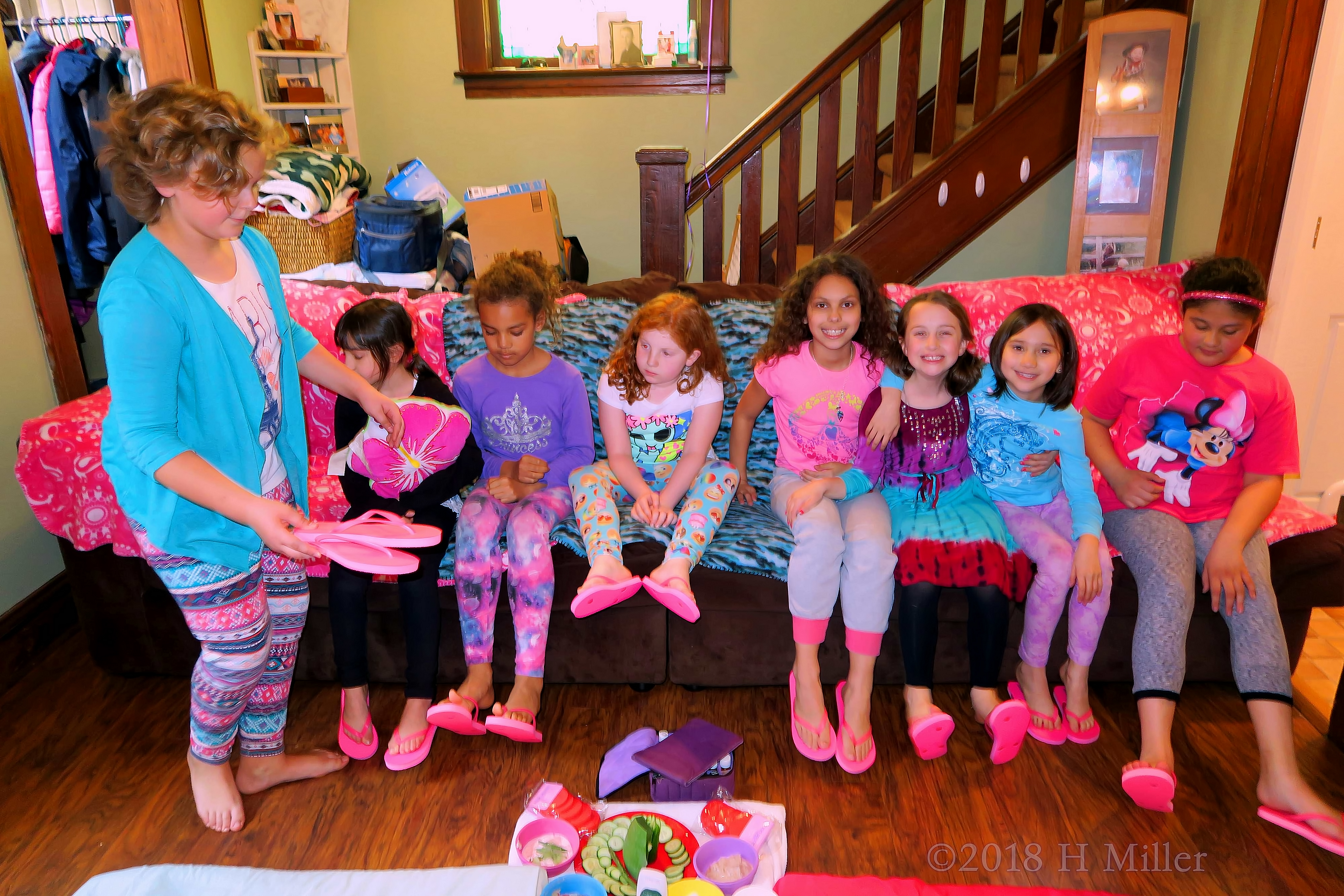 Smiles Before The Kids Spa With Flip Flops Donned! Smiles Before The Kids Spa With Flip Flops Donned!