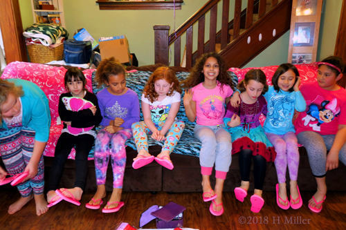 Everyone Has Their Spa Style Flip Flops On! Everyone Has Their Spa Style Flip Flops On!