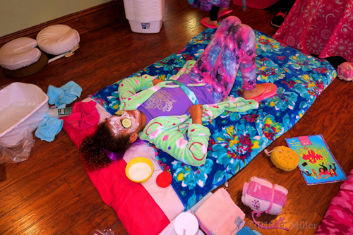 Girl Having The Ultimate Girls Facial Spa Treatment Girl Having The Ultimate Girls Facial Spa Treatment