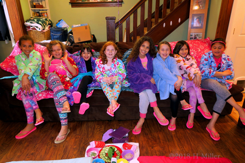 Kids Spa Party Classic Group Pose Kids Spa Party Classic Group Pose