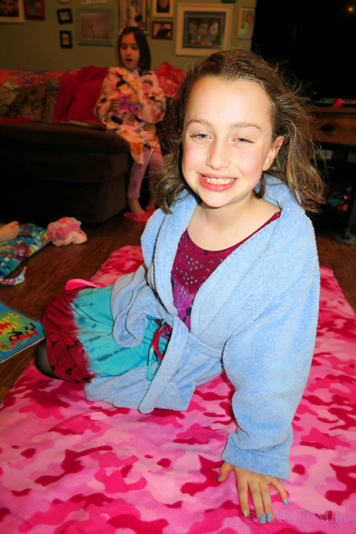 Pretty Smile At Kid's Spa Day! 