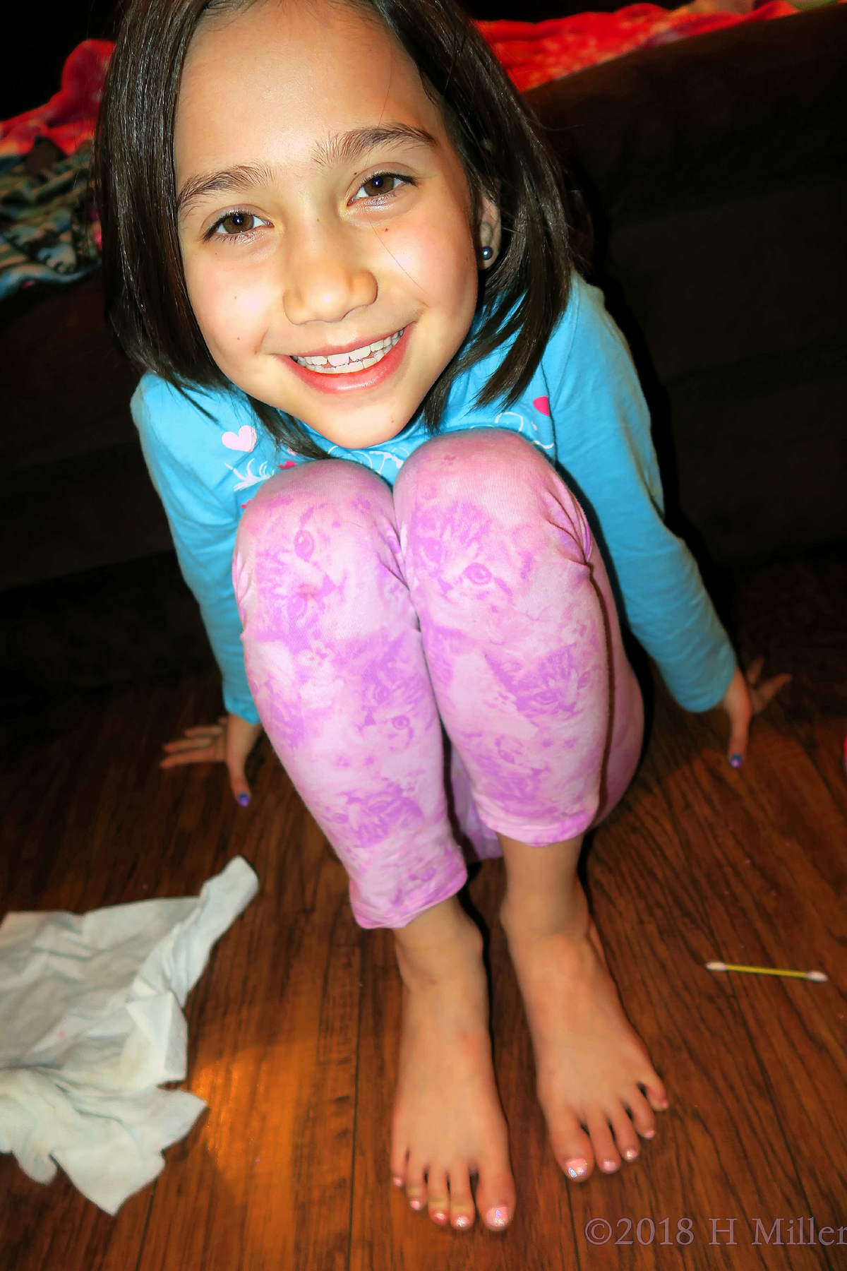 Happy Smile With Kids Mani And Pedi! 