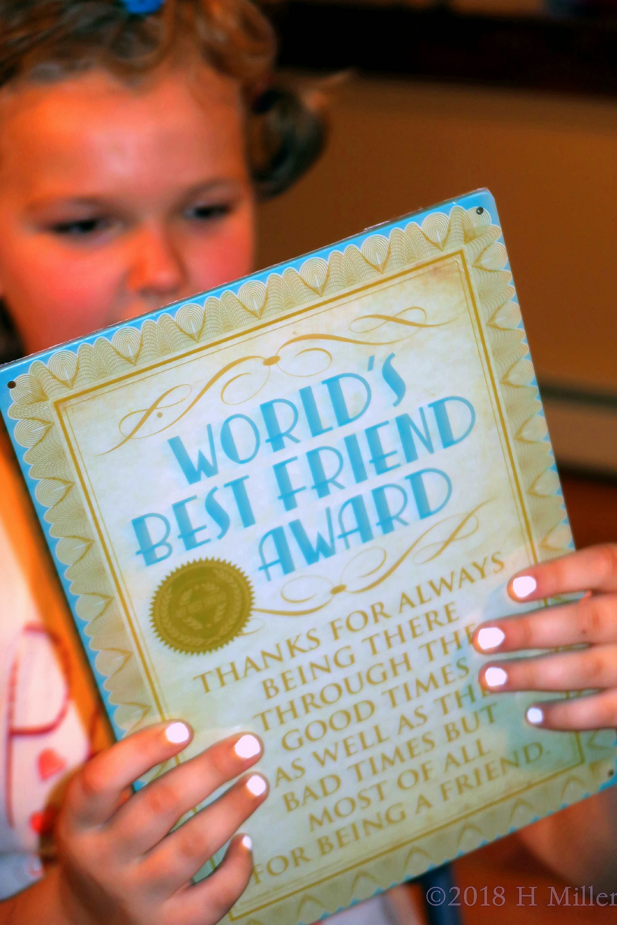 World's Best Friend Award!!! 