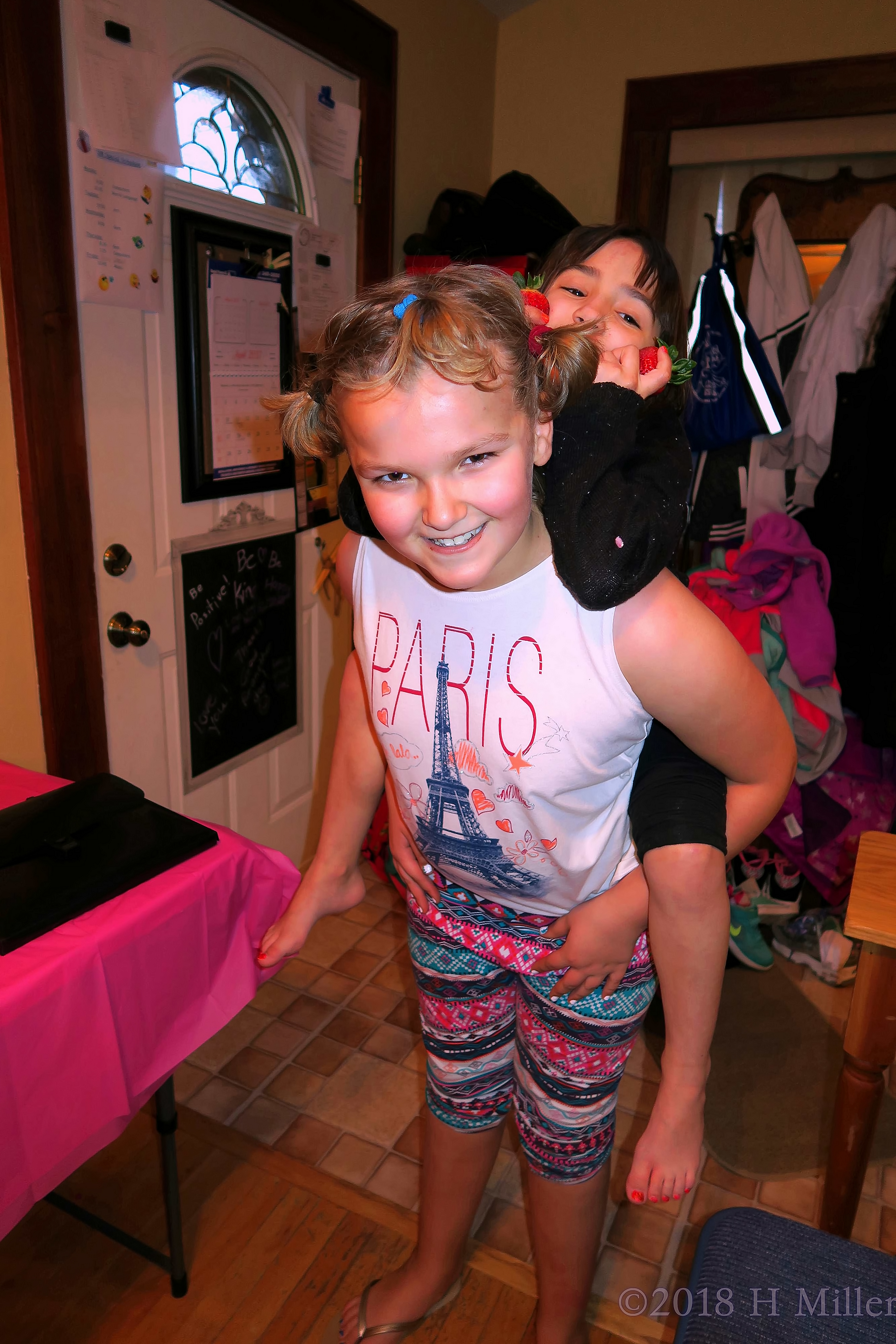 Piggie Back With Madison Piggie Back With Madison