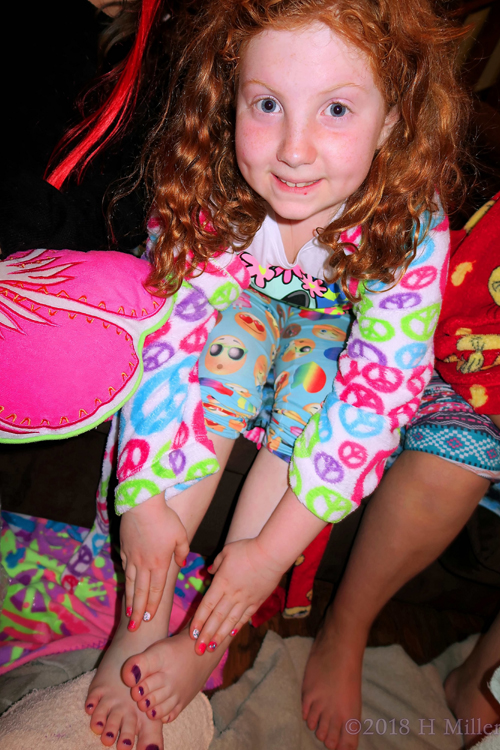 Big Smile After Kids Pedicures At The Spa Party!! Big Smile After Kids Pedicures At The Spa Party!!