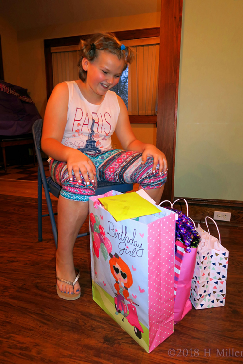 Birthday Girl With Gifts!