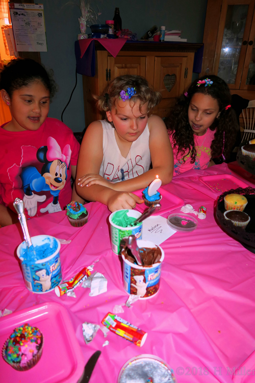 Cupcake With Candle Atop! Cupcake With Candle Atop!