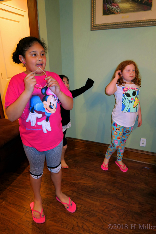 Three Standing Friends Watching... Three Standing Friends Watching...