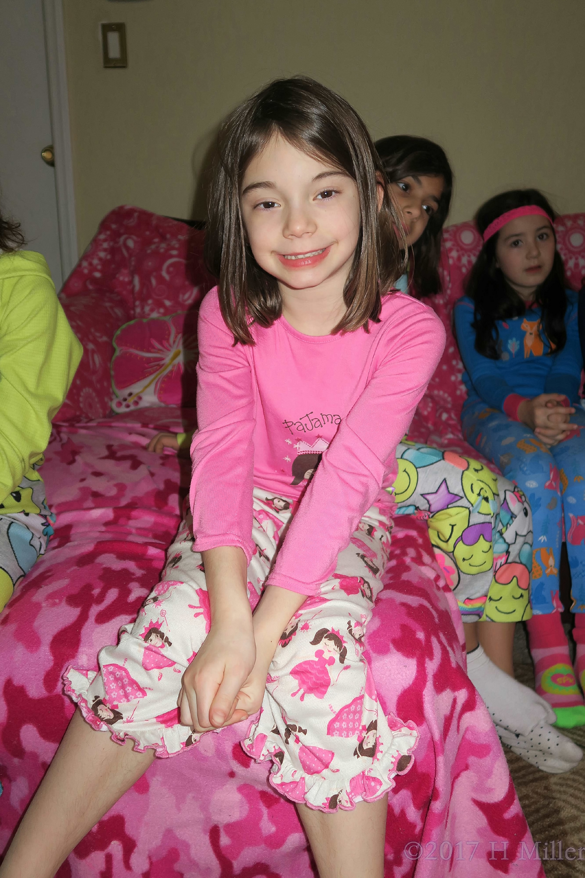 Madison's Picture Before The Kids Spa Party Begins! 