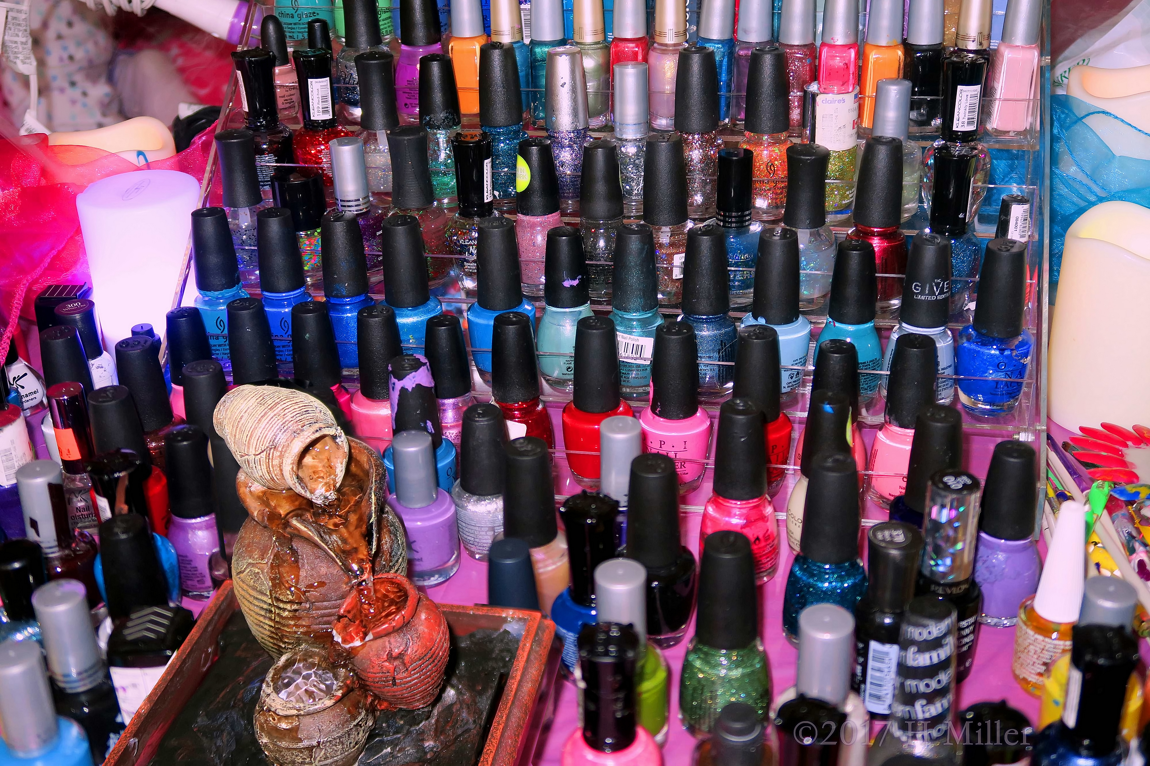 Blue Pink Matte Glossy, All The Polishes Are Ready Blue Pink Matte Glossy, All The Polishes Are Ready