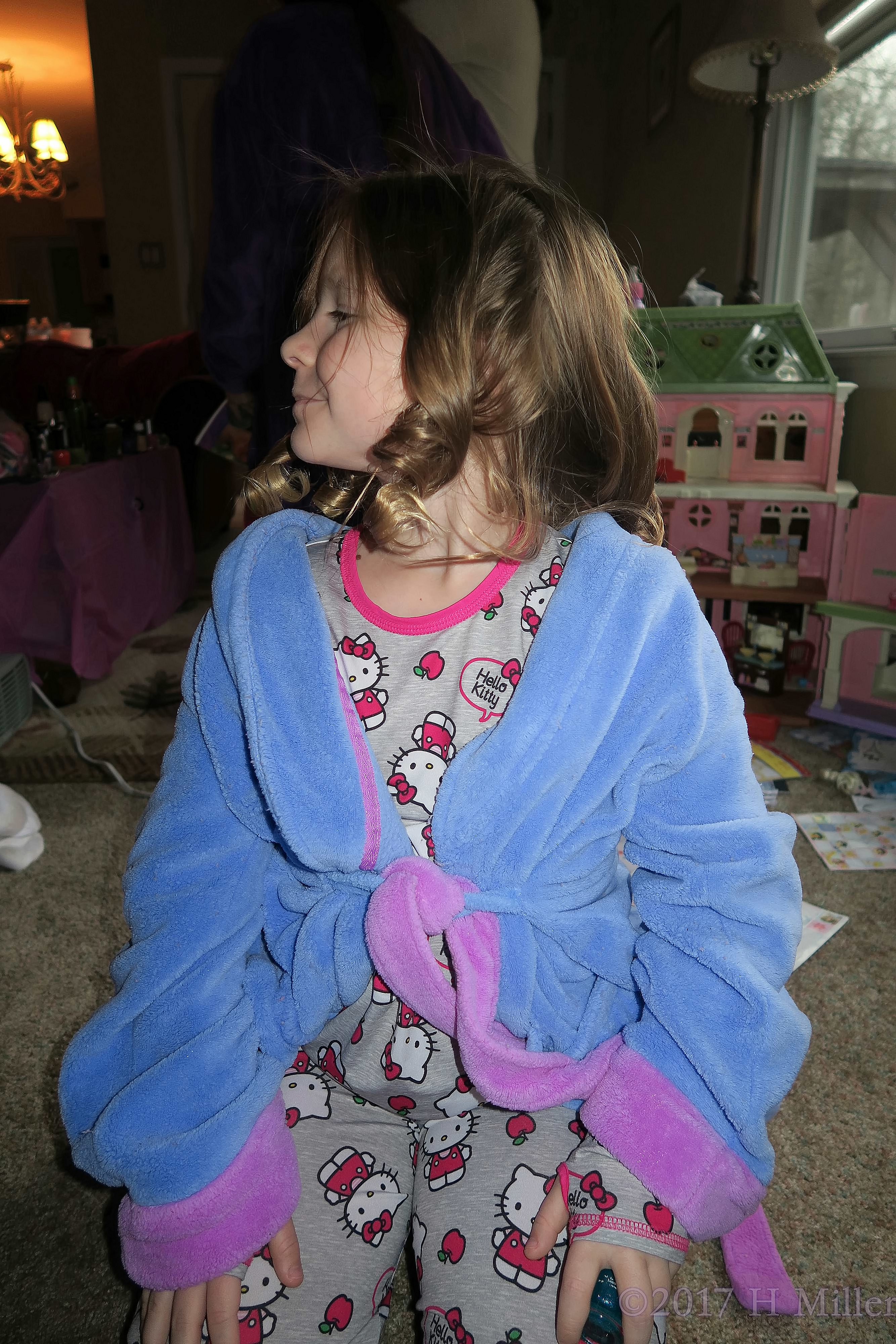 Each Coil Of Hair Has Been Meticulously Curled For This Girls Hairstyle. 4 Each Coil Of Hair Has Been Meticulously Curled For This Girls Hairstyle. 4