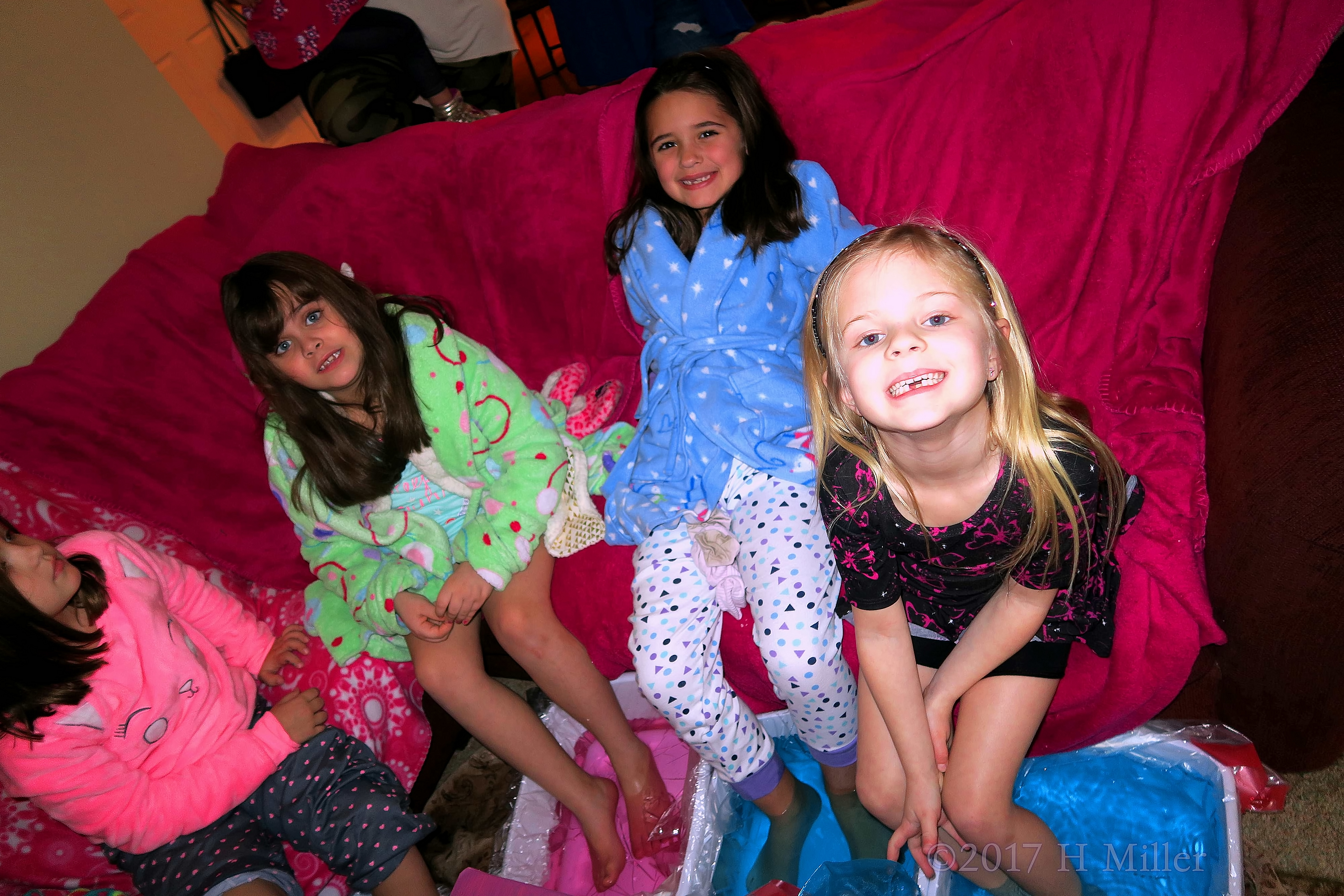 Group Photo Of Some Of Madison's Friends At The Kids Spa. Group Photo Of Some Of Madison's Friends At The Kids Spa.