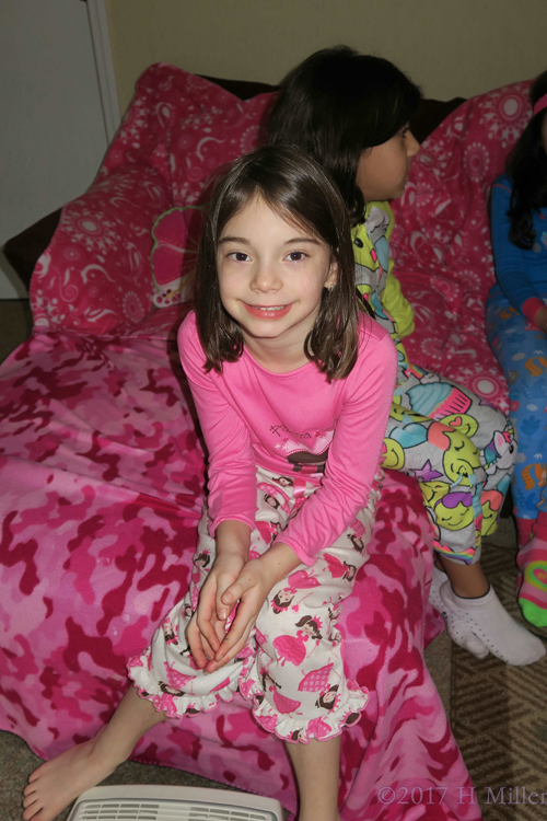 Birthday Girl Madison Is Having A Blast At Her Birthday Party. Birthday Girl Madison Is Having A Blast At Her Birthday Party.