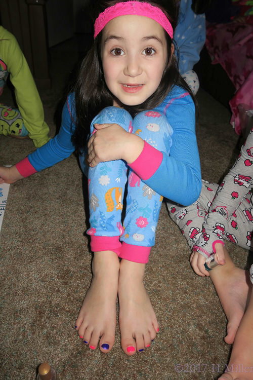 Happy With A New Kids Pedi. Happy With A New Kids Pedi.