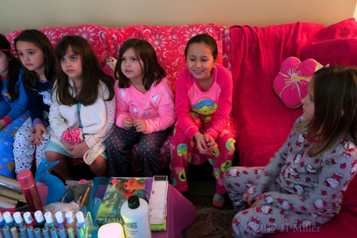 Listening Intently To The Spa Party Directions. Listening Intently To The Spa Party Directions.