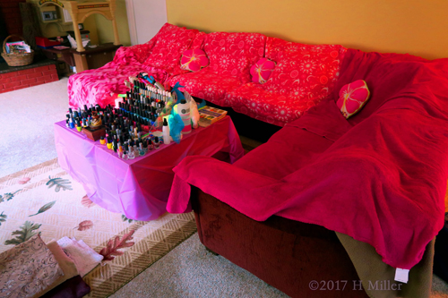 The Manicure Table Is Ready For The Spa