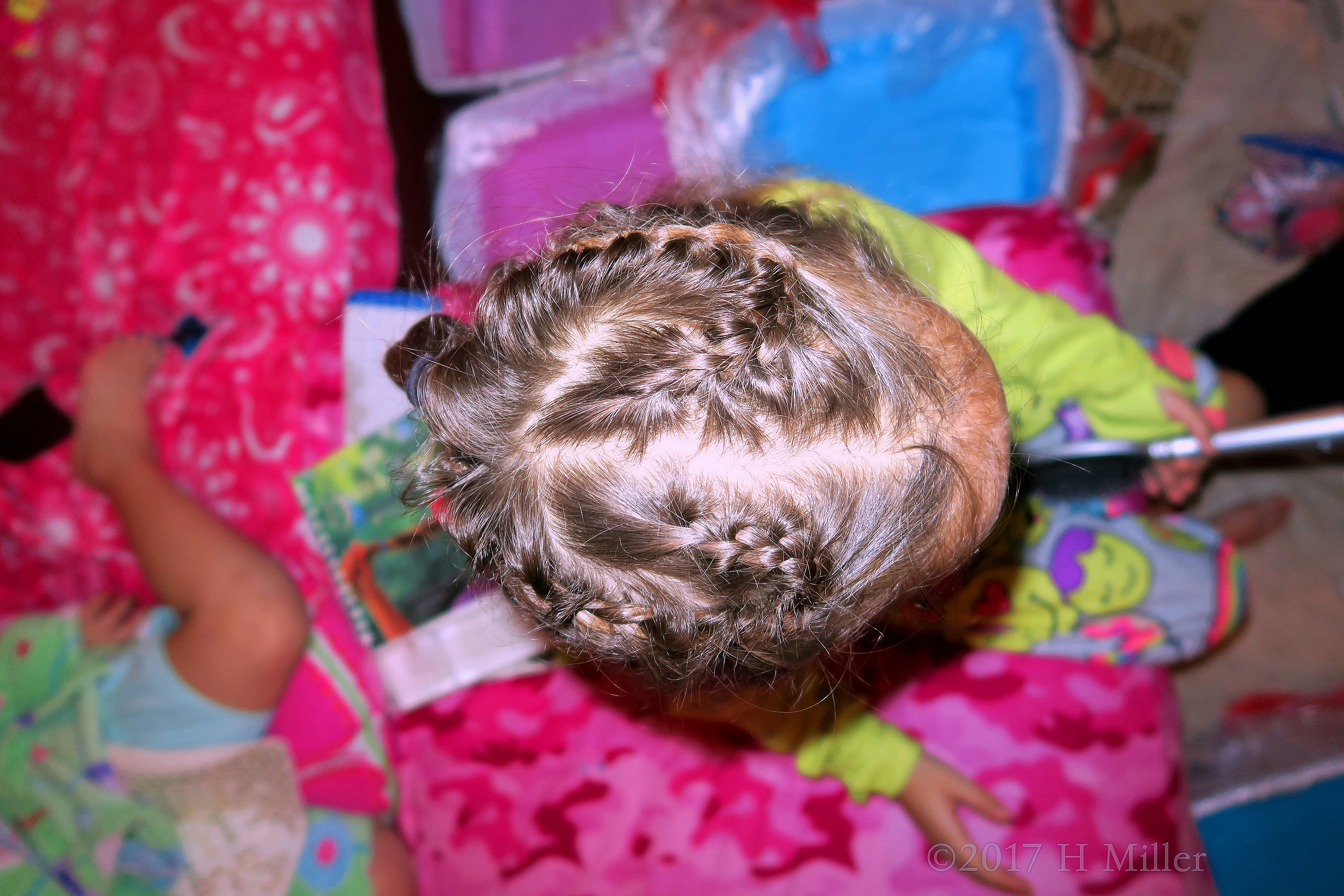 An Effortless Heart Shaped Braid Kids Hairstyle. An Effortless Heart Shaped Braid Kids Hairstyle.