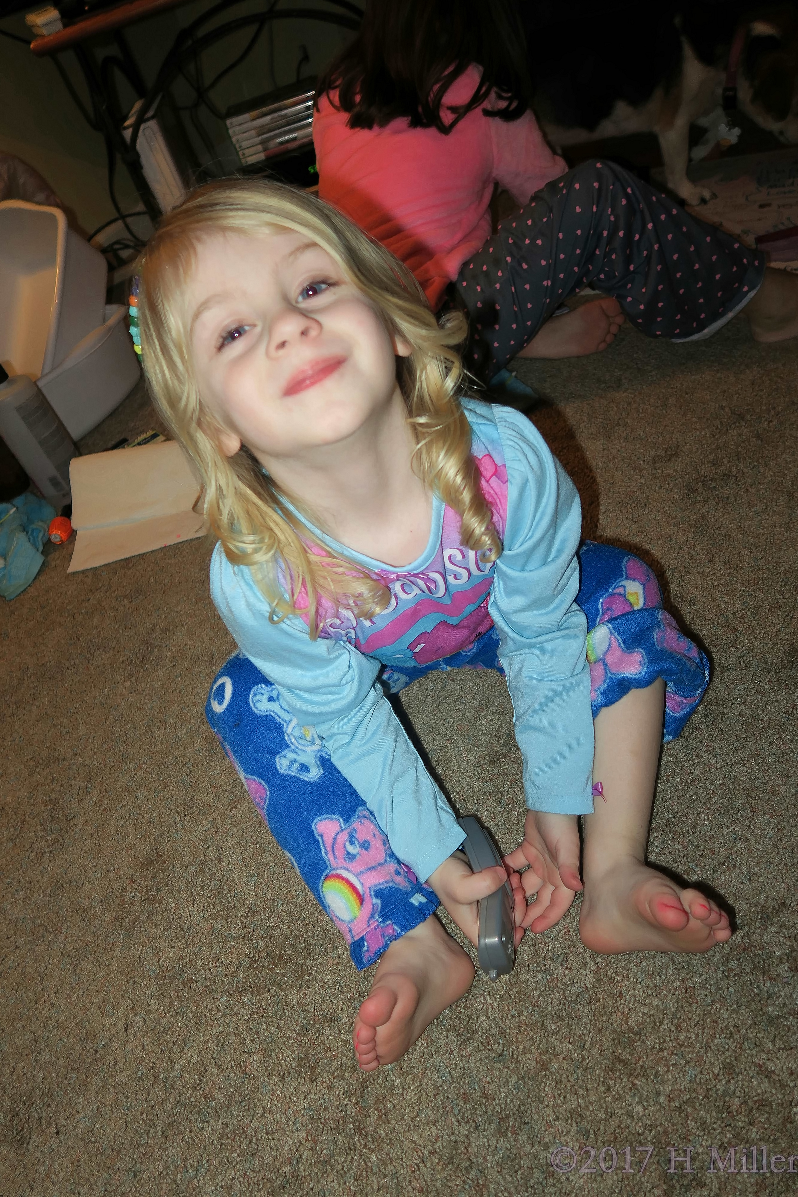 Enjoying Herself At The Girls Birthday Party Enjoying Herself At The Girls Birthday Party