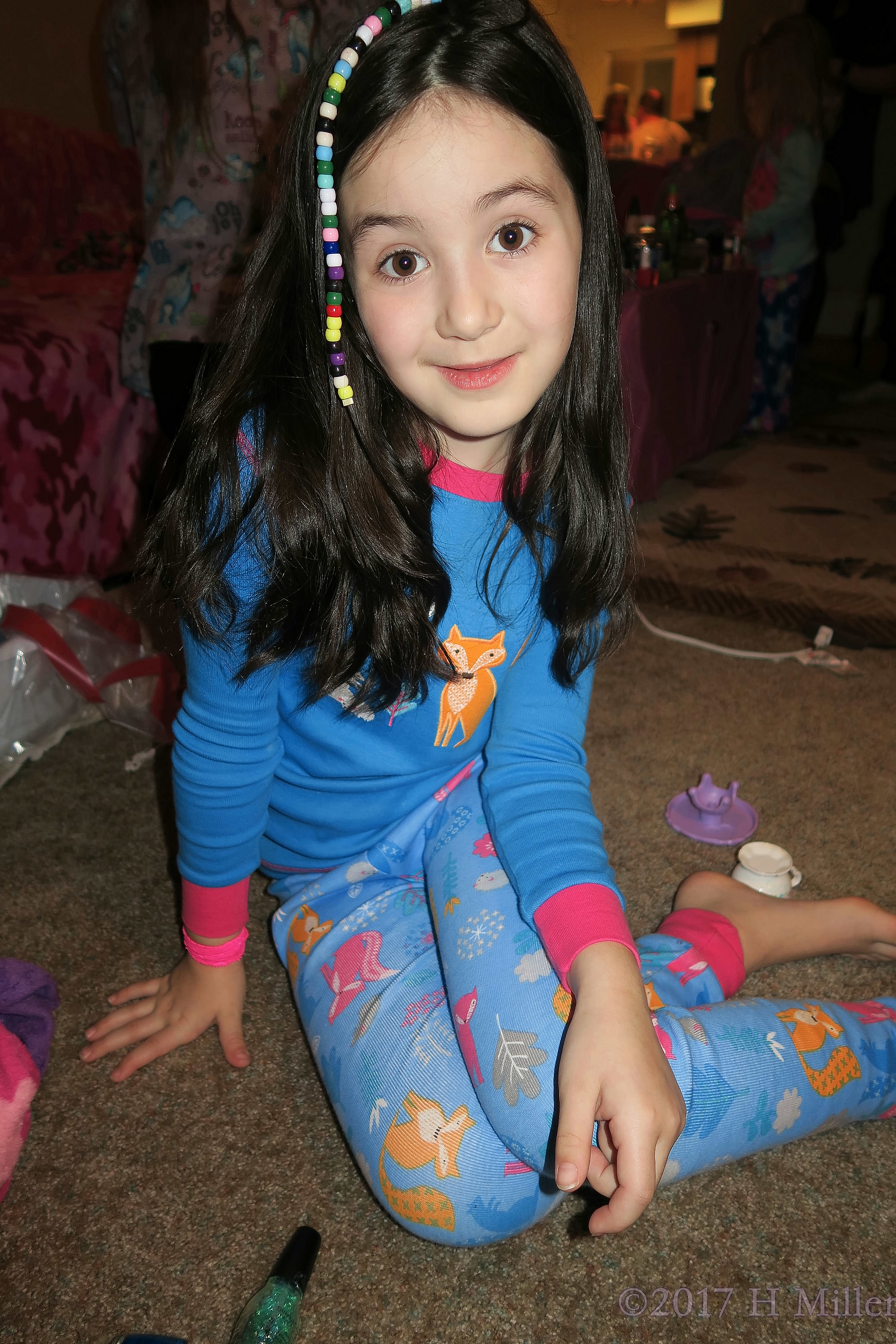 That Beaded Hairstyle Is A Favorite With Girls! That Beaded Hairstyle Is A Favorite With Girls!