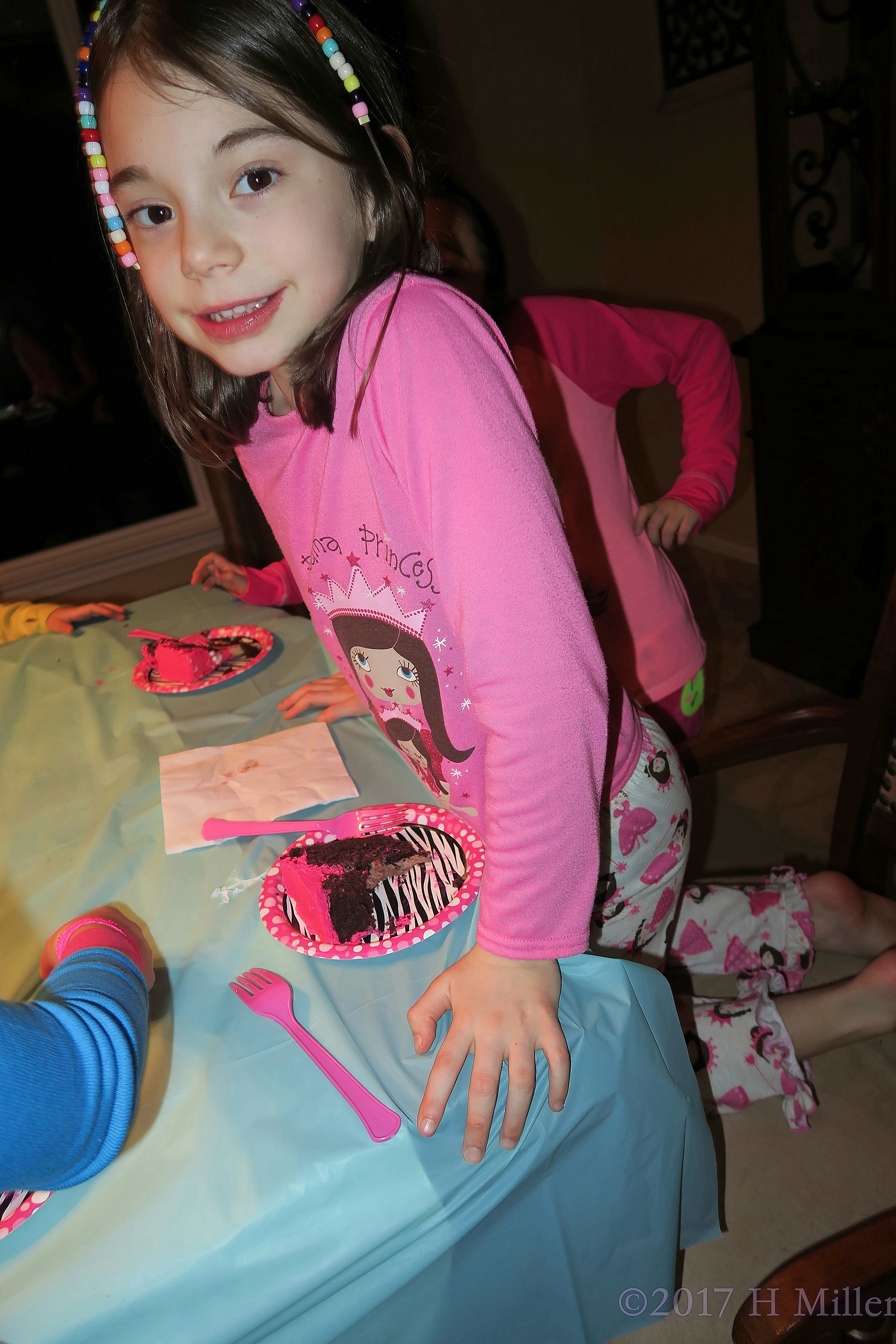 The Birthday Girl Posing For The Camera. 4 The Birthday Girl Posing For The Camera. 4