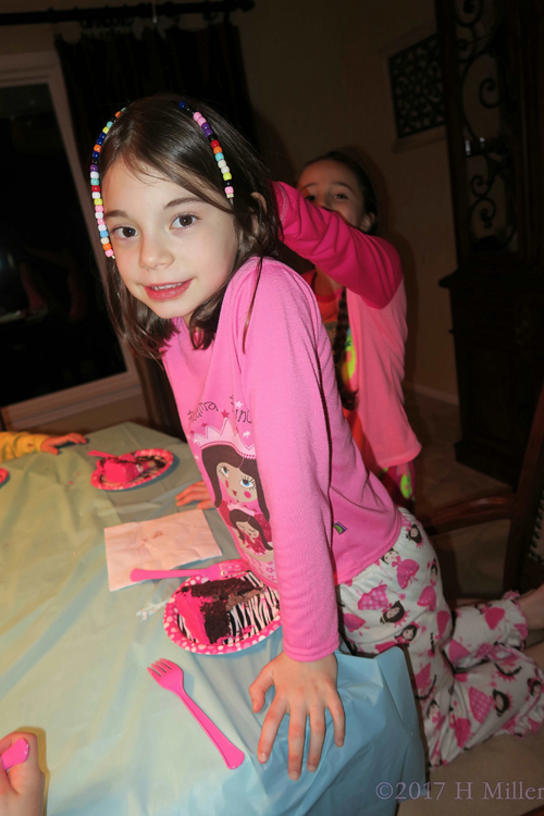 Madison With Her Awesome Spa Birthday Cake! Madison With Her Awesome Spa Birthday Cake!