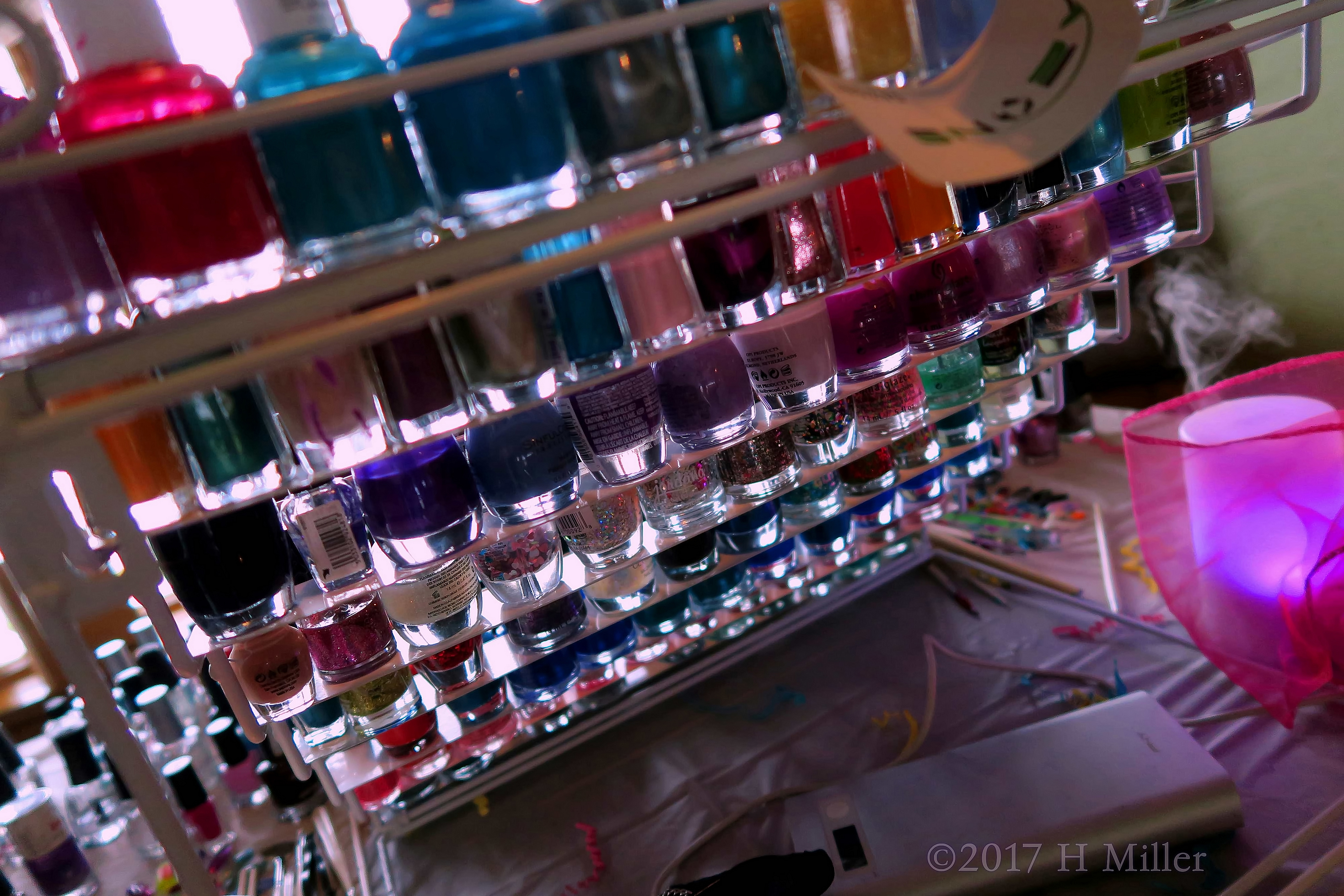 Diverse Collection Of Nail Polish. Diverse Collection Of Nail Polish.