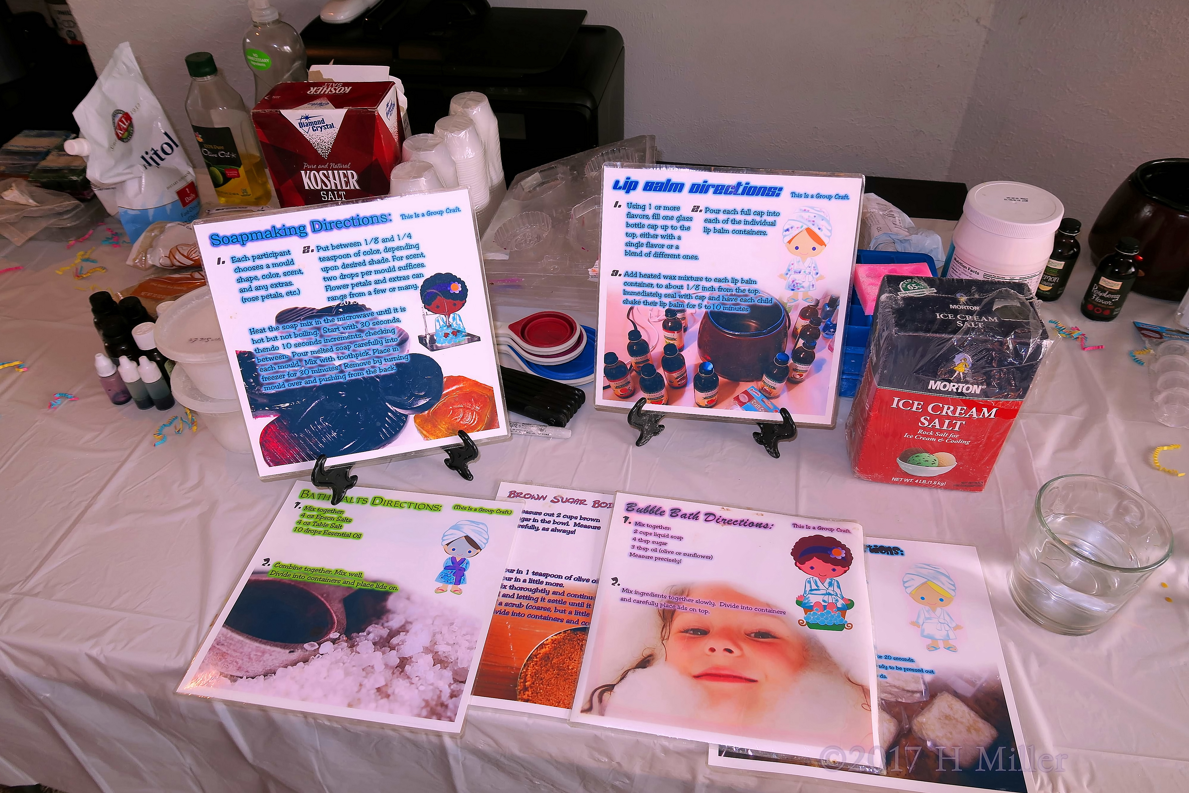 Kids Spa Craft Project Ingredients With Helpful Instructions Kids Spa Craft Project Ingredients With Helpful Instructions