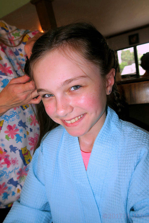 A Kids Hair Styling Braid In The Making A Kids Hair Styling Braid In The Making