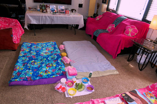 Spa Party Setup, Looks Lovely Spa Party Setup, Looks Lovely