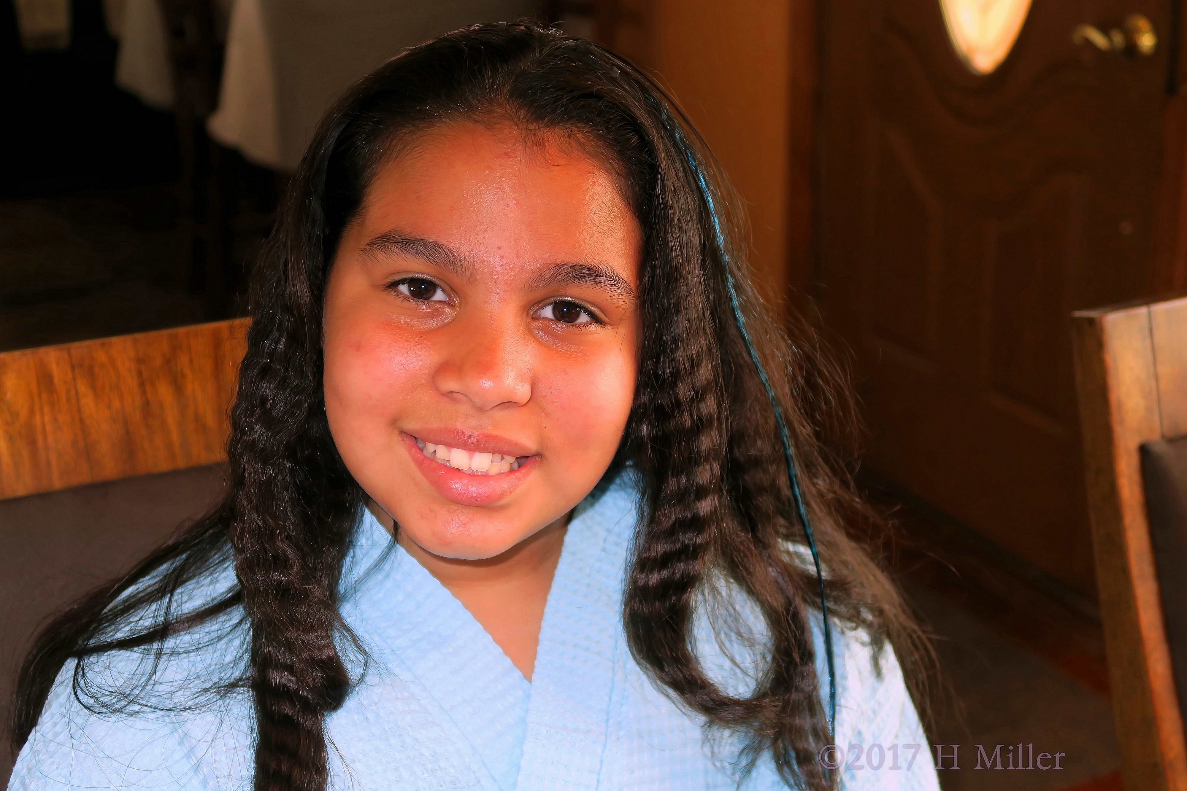 The Birthday Girl Shows Off Her Crimped Hair Style The Birthday Girl Shows Off Her Crimped Hair Style
