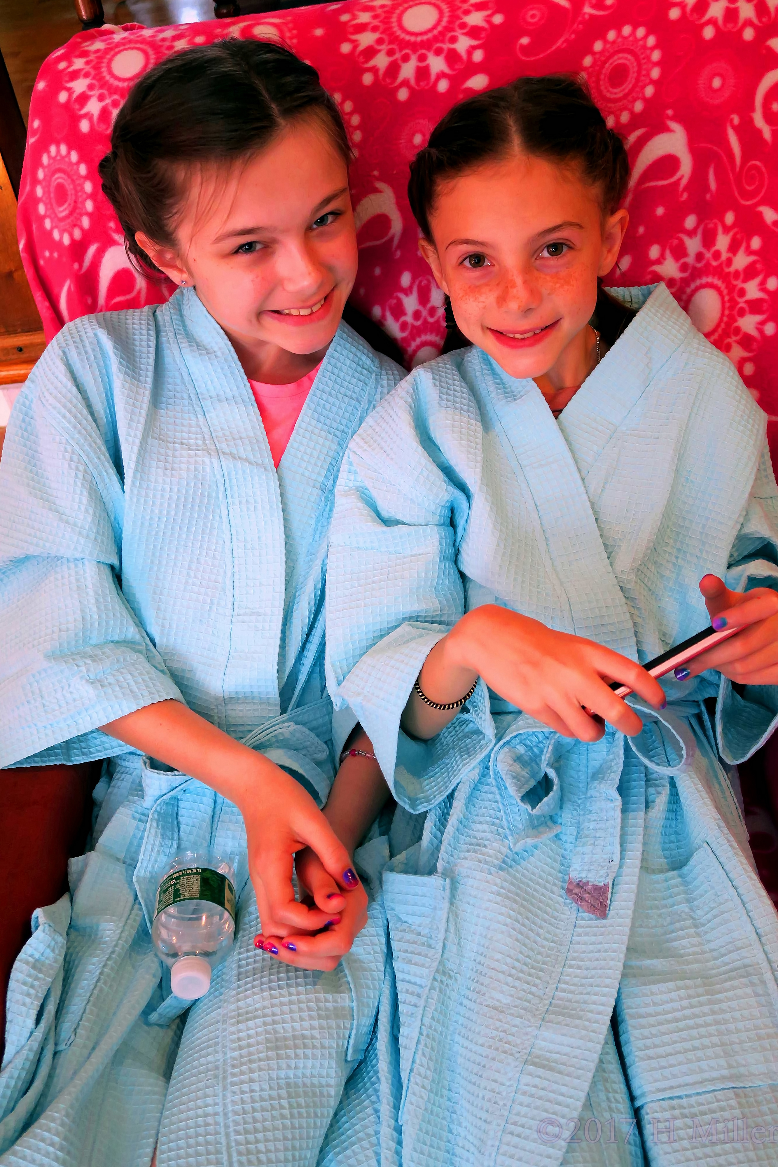 The Spa Party Guests Are Enjoying Madison's Spa Birthday Party The Spa Party Guests Are Enjoying Madison's Spa Birthday Party