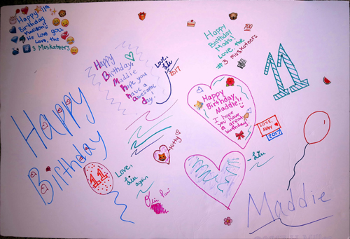 Cute Spa Birthday Card Made By The Girls! Cute Spa Birthday Card Made By The Girls!