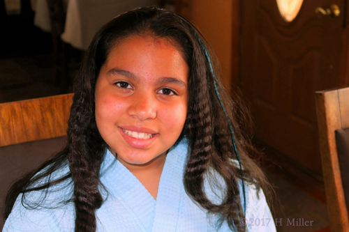 The Birthday Girl Shows Off Her Crimped Hair Styl The Birthday Girl Shows Off Her Crimped Hair Styl
