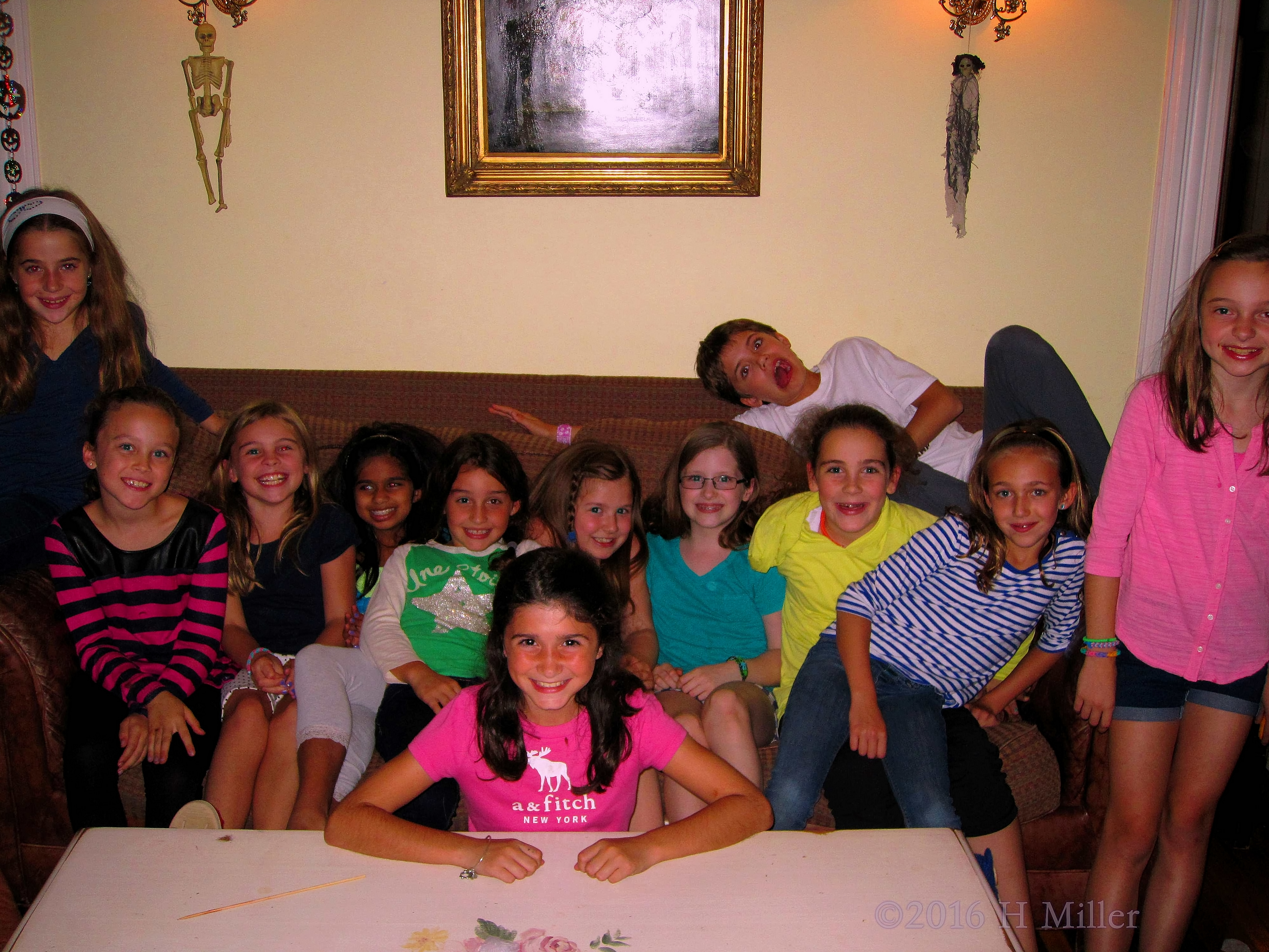 Group Photo Before The Kids Spa Party Group Photo Before The Kids Spa Party