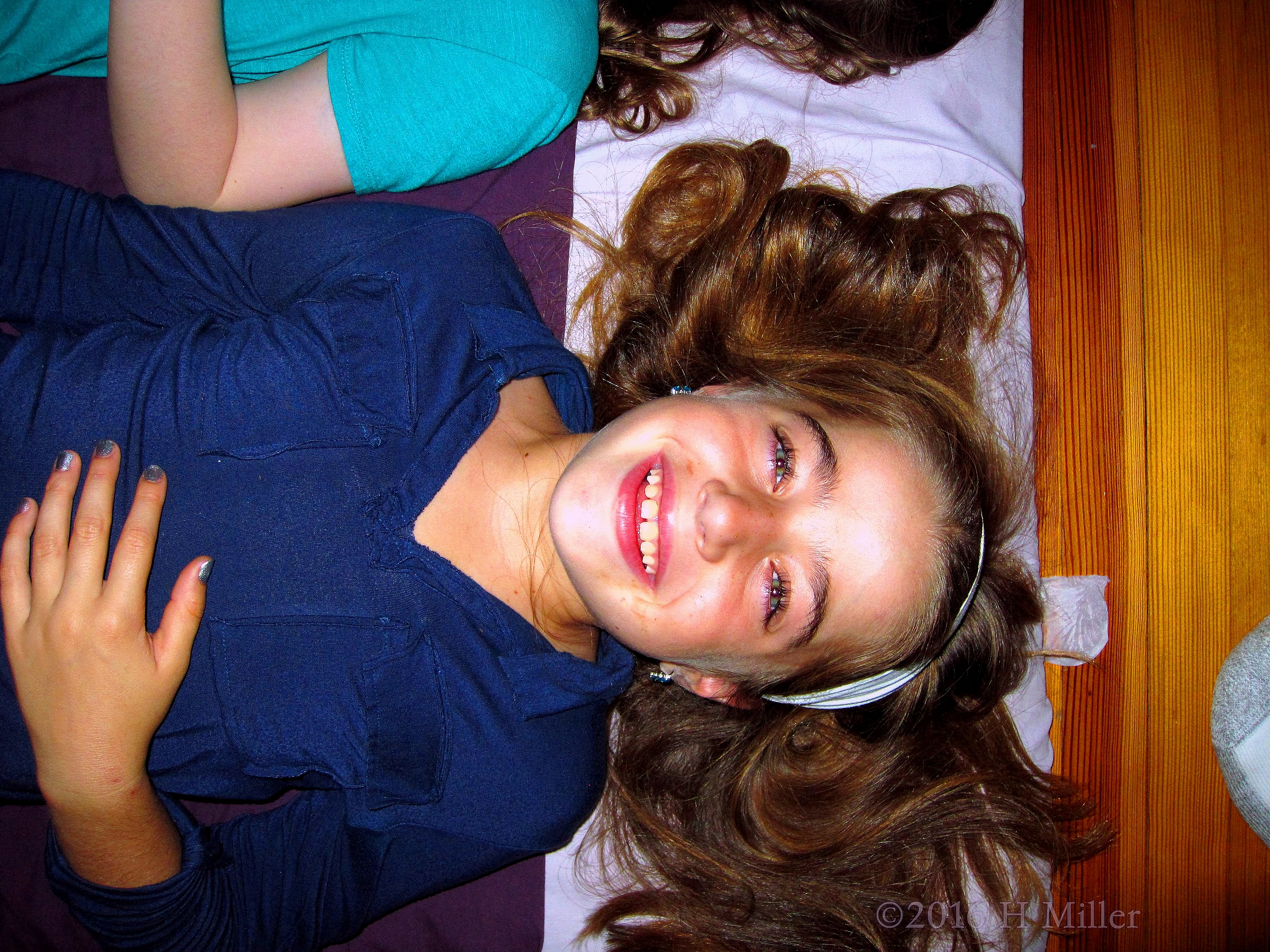 She's Super Happy Before Her Girls Spa Facial! She's Super Happy Before Her Girls Spa Facial!