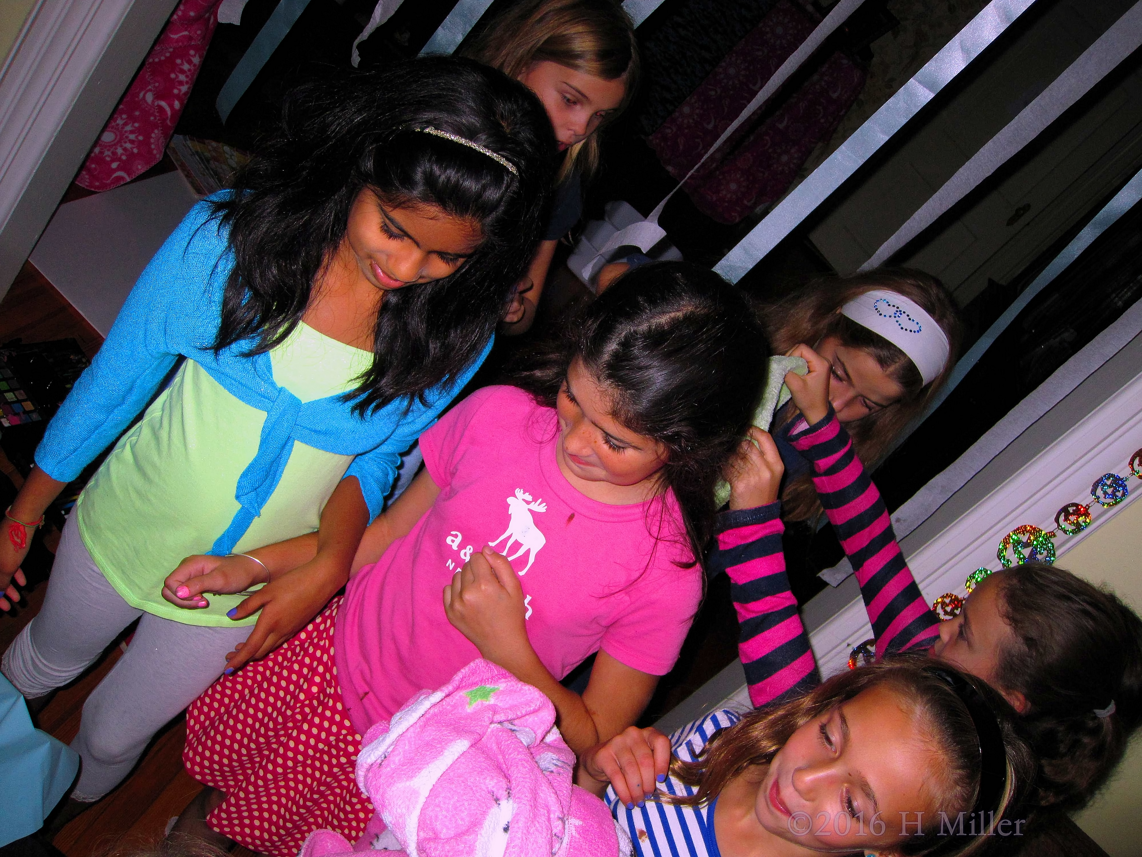 The Girls Pick Out Their Spa Robes The Girls Pick Out Their Spa Robes