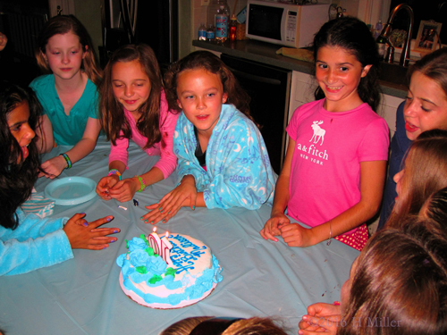 She's Loving Her Tenth Birthday Cake She's Loving Her Tenth Birthday Cake