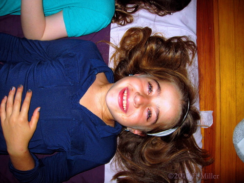 She's Super Happy Before Her Girls Spa Facial! She's Super Happy Before Her Girls Spa Facial!